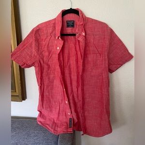 Abercrombie and Fitch short sleeve button up - medium